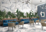 Crash Blue Polished 60x60 Rect. Gres - obrazek 2