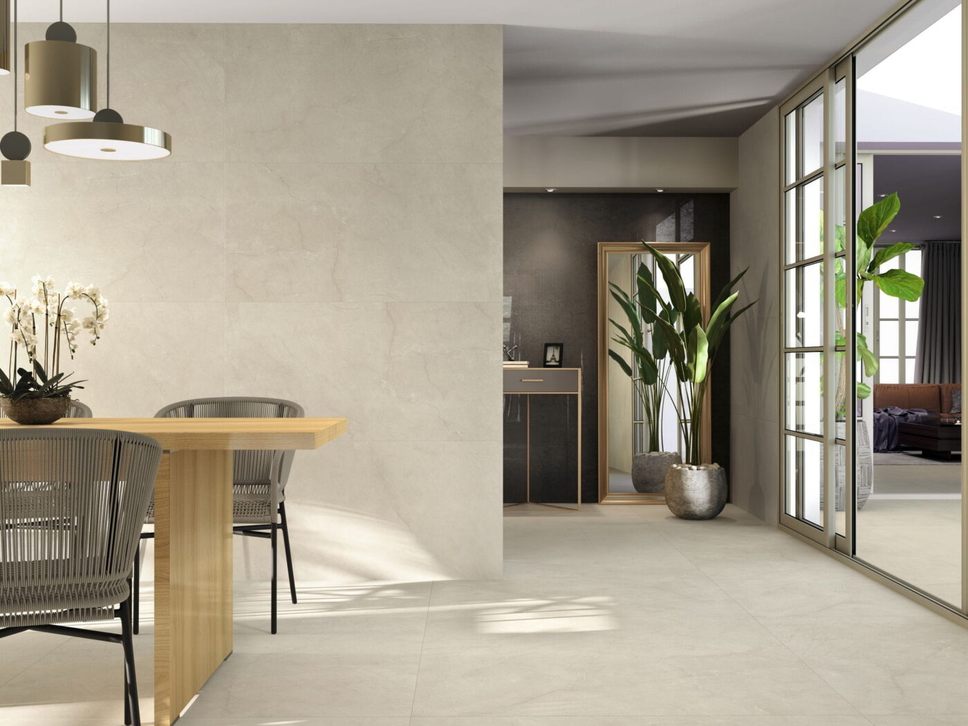 Cream Chamber Natural 60x120 Rect. Gres - obrazek 2