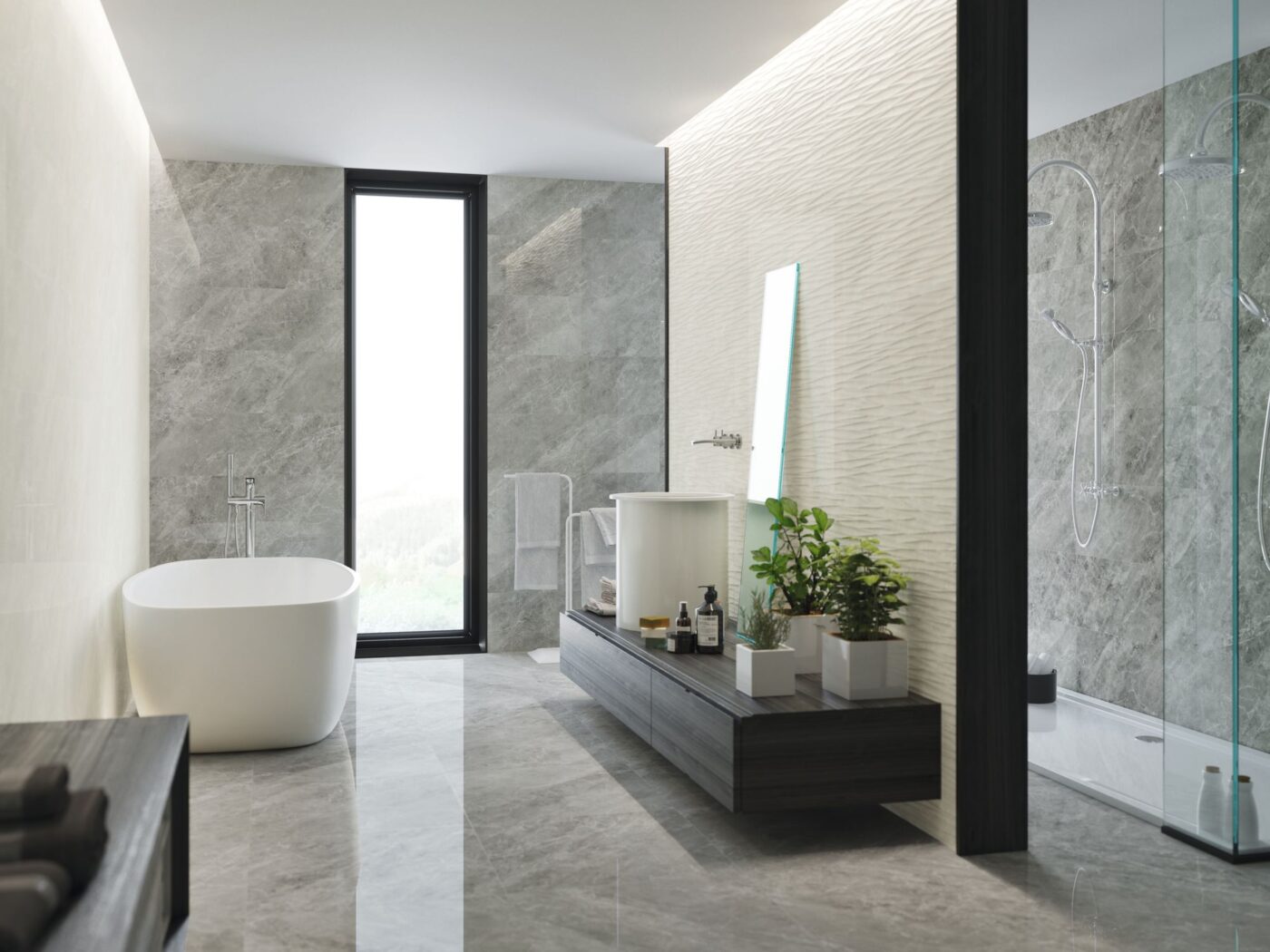 Balmoral Grey 60x60 Rect. Gres - obrazek 5