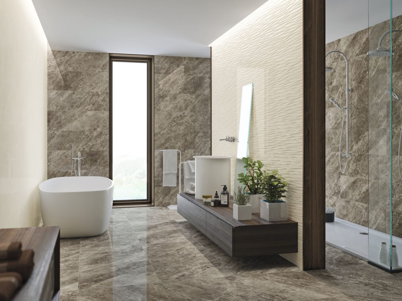 Balmoral Brown 60x60 Rect. Gres - obrazek 2