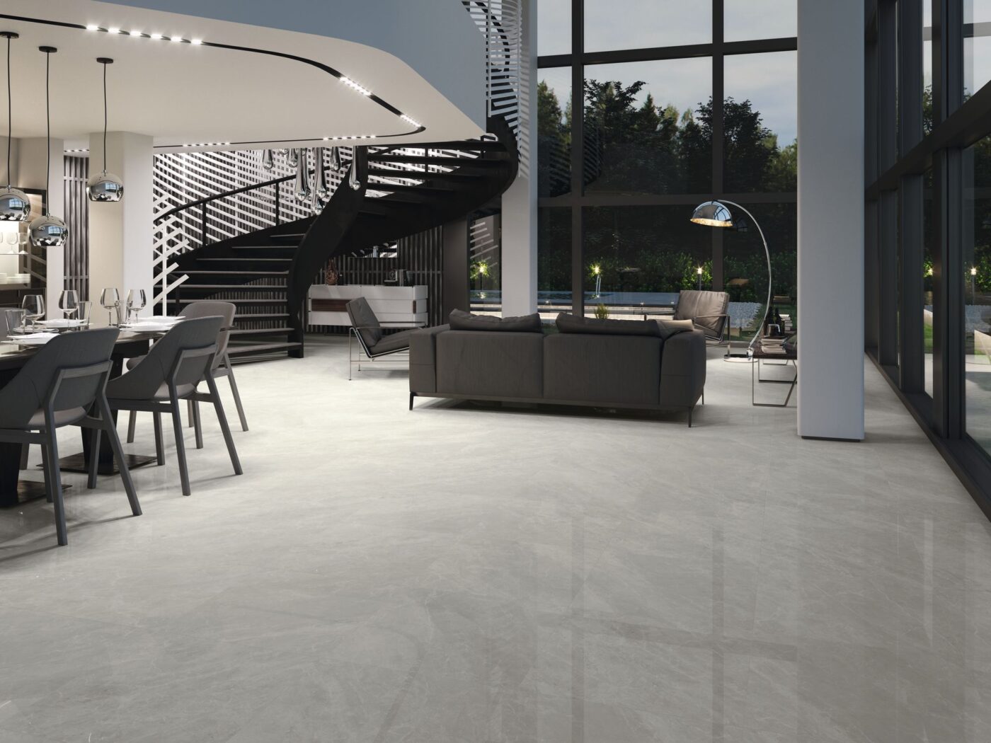 Balmoral Grey 60x60 Rect. Gres - obrazek 2