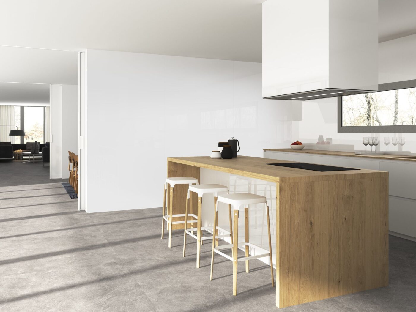 Blanco Natural 80x80 Rect. Gres - obrazek 4