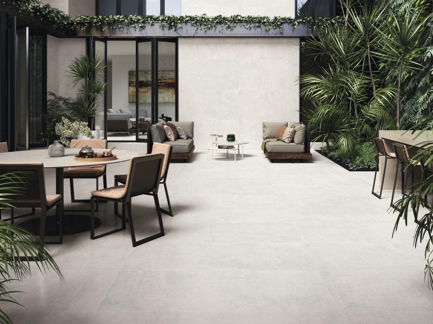 Oneway White Lapado 80x80 Rect. Gres - obrazek 3