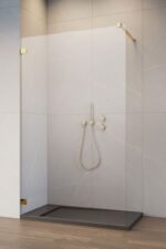 Radaway Essenza Pro Gold 80x200 kabina prysznicowa Walk-in 10103080-09-01 - obrazek 2