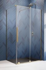 Radaway Furo Gold KDJ kabina prysznicowa 90x100cm prawa 10104522-09-01R + 10110480-01-01 + 10113090-01-01 - obrazek 2