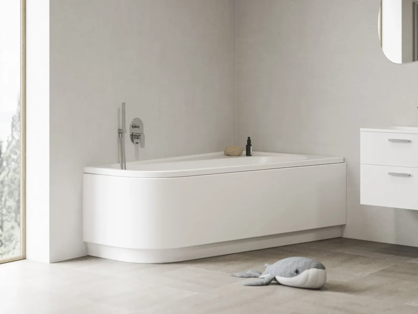 RAVAK Chrome Wanna Asymetryczna - obrazek 1