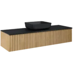 Komoda Asami Slim 160 2s dąb naturalny Fornir