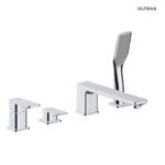Bateria wannowo-prysznicowa nawannowa 4-otworowa chrom - Hadsel