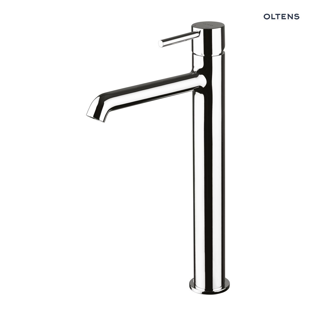 025-32-506-100 Oltens Molle Slim bateria umywalkowa stojąca wysoka chrom 32506100 - obrazek 1