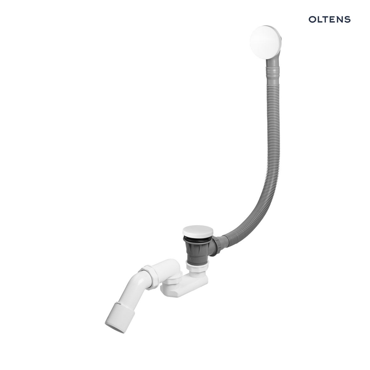 03002000-2 Oltens Fusa syfon wannowy klik-klak biały 03002000 - obrazek 1