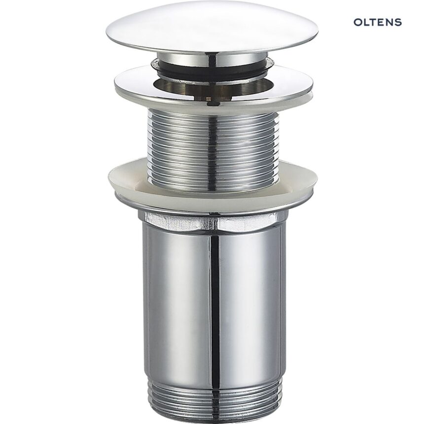 Oltens Rovde korek do umywalki klik klak okrągły bez przelewu G1 1/4 chrom 05201100