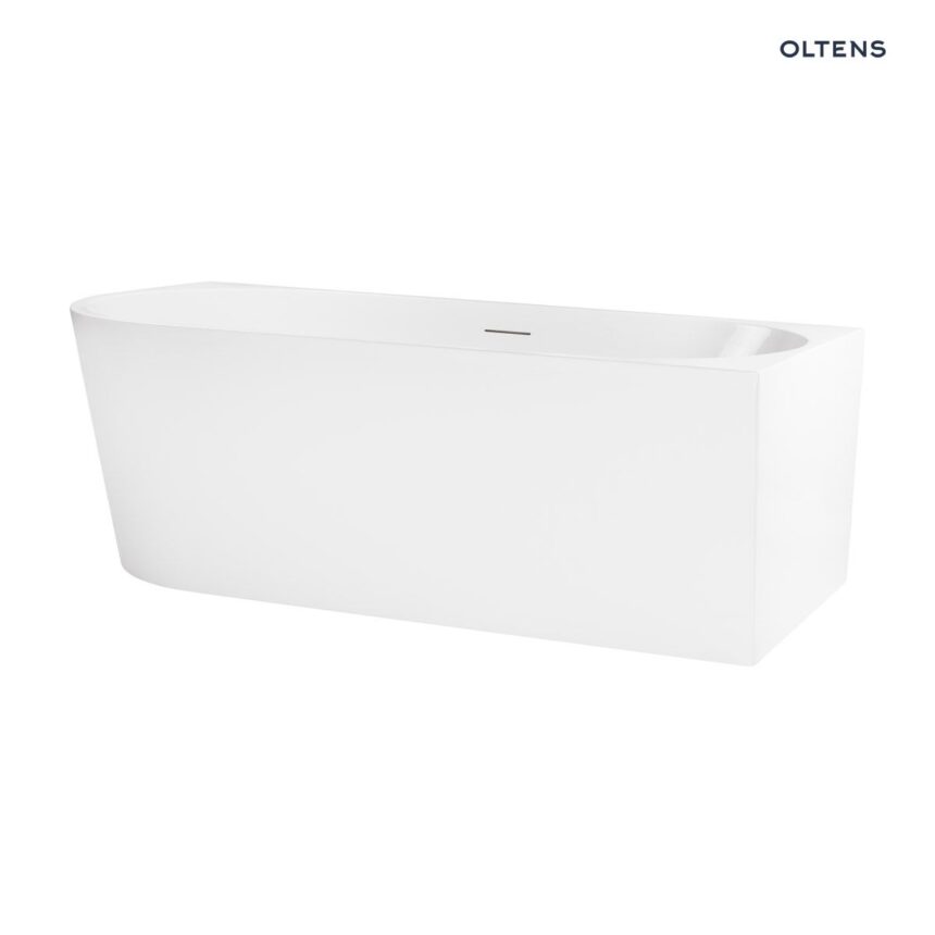Oltens Delva wanna wolnostojąca 170x80 narożna cm prawa biała 11001000