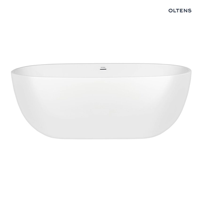 Oltens Stora wanna wolnostojąca 170x78 cm owalna akrylowa biały połysk 12001000