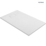 Oltens Bergytan brodzik 120x70 cm prostokątny RockSurface biały 15102000