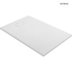 Oltens Bergytan brodzik 140x90 cm prostokątny RockSurface biały 15107000