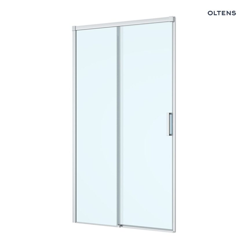 Oltens Breda drzwi prysznicowe 120 cm chrom/szkło przezroczyste 21212100