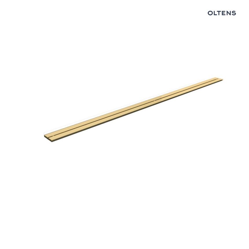 Oltens Langan Slim 90 maskownica odpływu prysznicowego liniowego złoto połysk/złoto szczotkowane 30020800