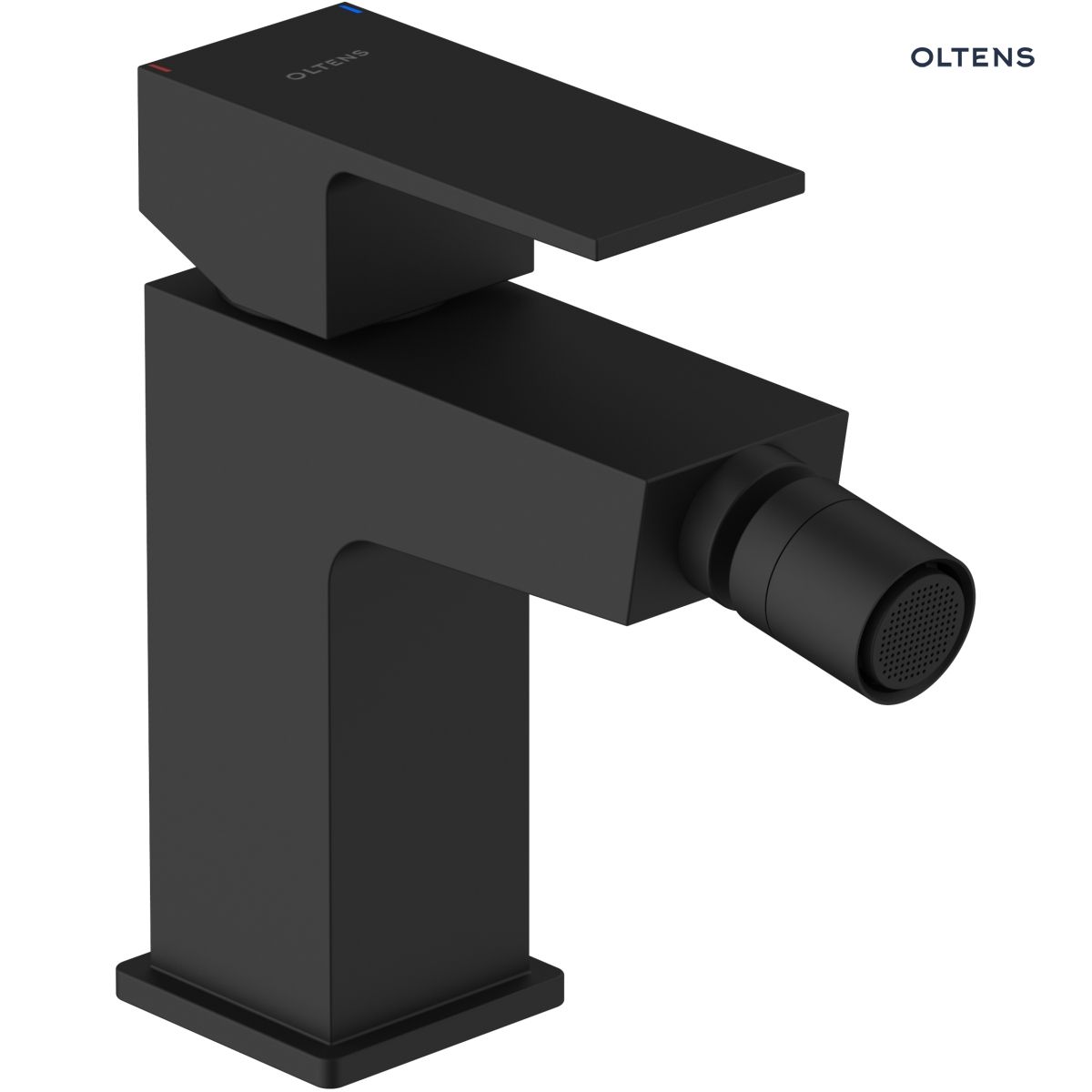 31301300 Oltens Gota bateria bidetowa stojąca czarny mat 31301300 - obrazek 1