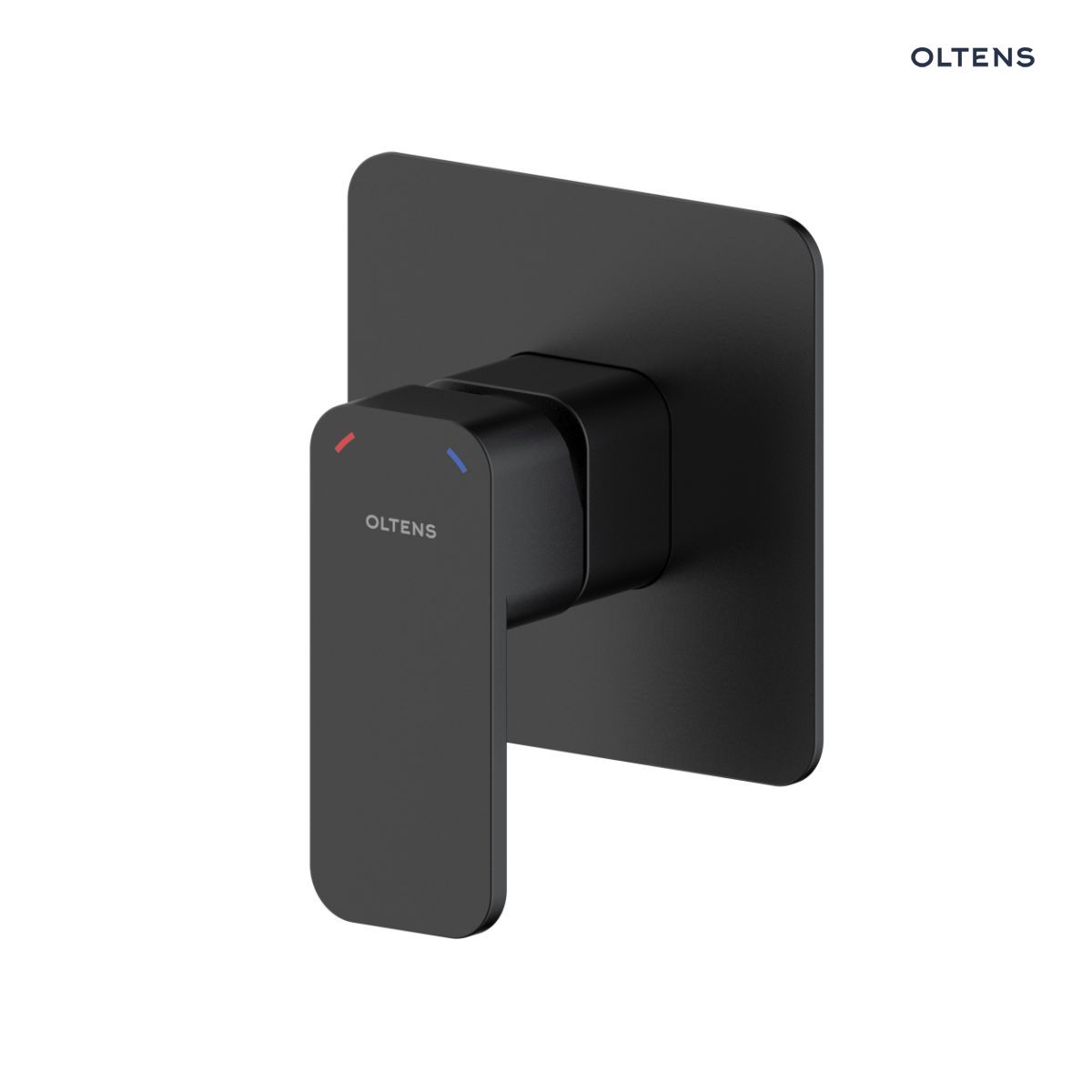 33106300 Oltens Hadsel bateria prysznicowa podtynkowa komplet czarny mat 33106300 - obrazek 1