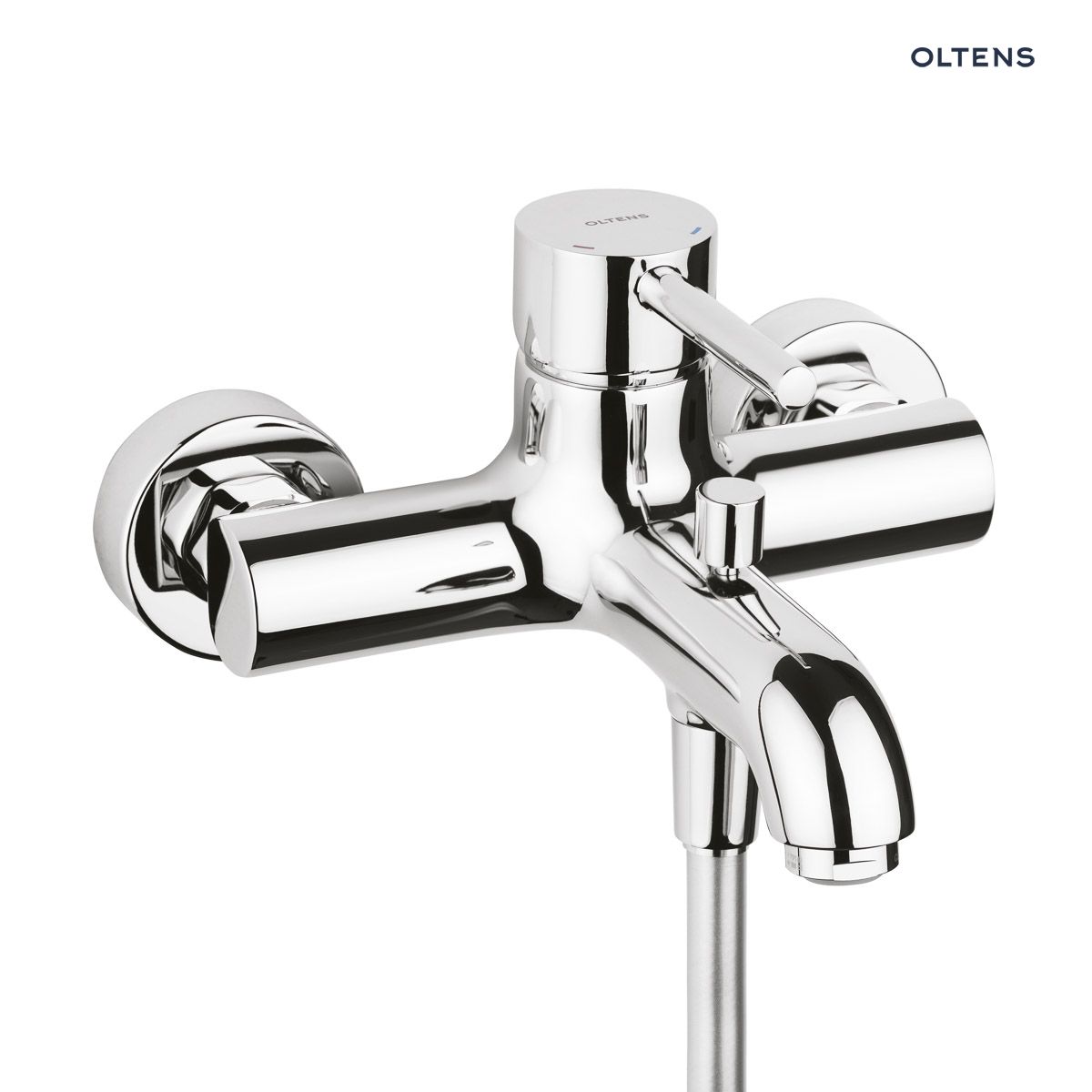 34000100a Oltens Molle bateria wannowo-prysznicowa ścienna chrom 34000100 - obrazek 1