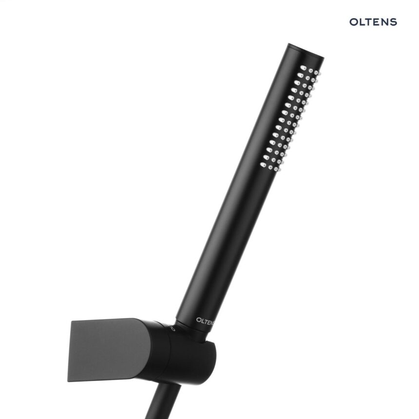 Oltens Ume Gide zestaw prysznicowy czarny mat 36010300