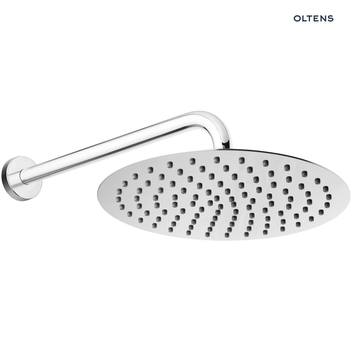 36012100_wa_3689-edit Oltens Vindel Lagan deszczownica 25 cm okrągła z ramieniem ściennym chrom 36012100 - obrazek 1