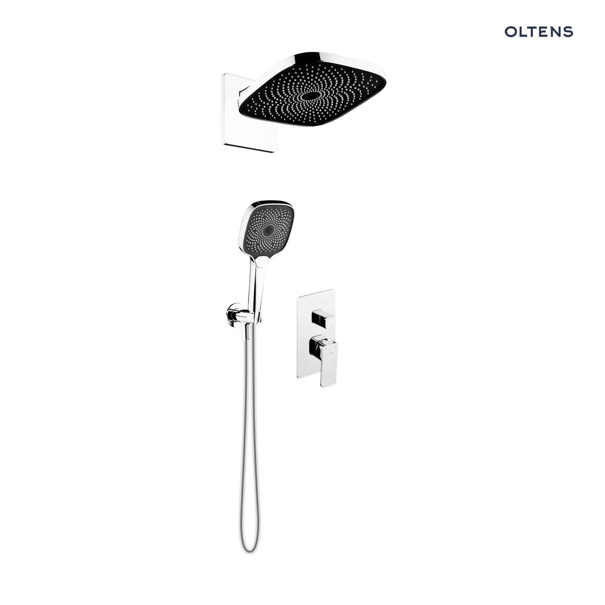 36028100p1 Oltens Hadsel zestaw bateria wannowo-prysznicowa podtynkowa z deszczownicą Vann (S) i słuchawką 3 funkcyjną Havis EasyClick (S) chrom 36028100 - obrazek 1