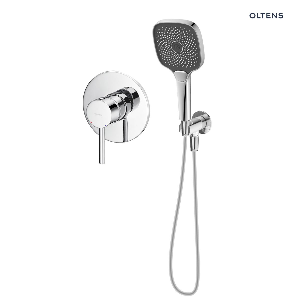 36031100 Oltens Molle zestaw bateria prysznicowa podtynkowa ze słuchawką 3 funkcyjną Havis EasyClick (S) chrom 36031100 - obrazek 1