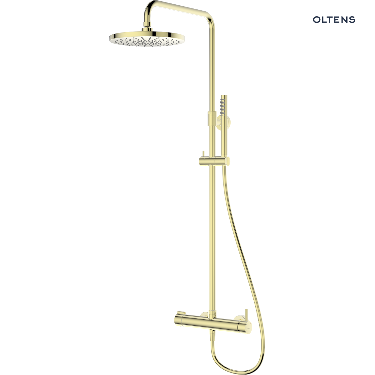36504800x Oltens Molle zestaw prysznicowy złoty połysk 36504800 - obrazek 1