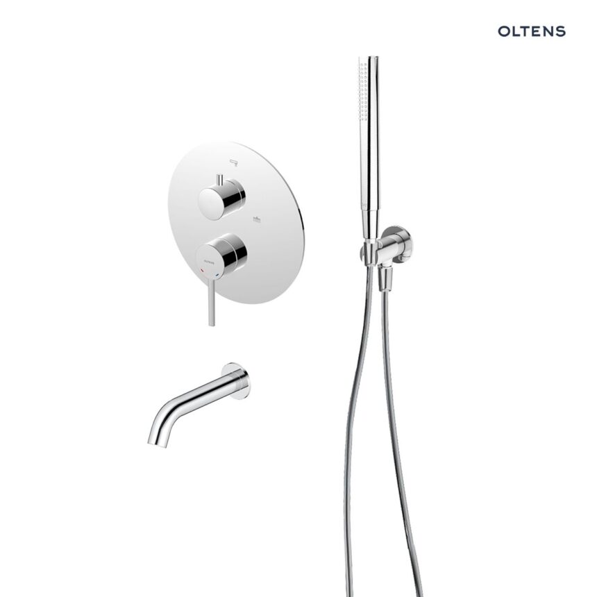 Zestaw Oltens Rann zestaw wannowo-prysznicowy podtynkowy chrom 36632100