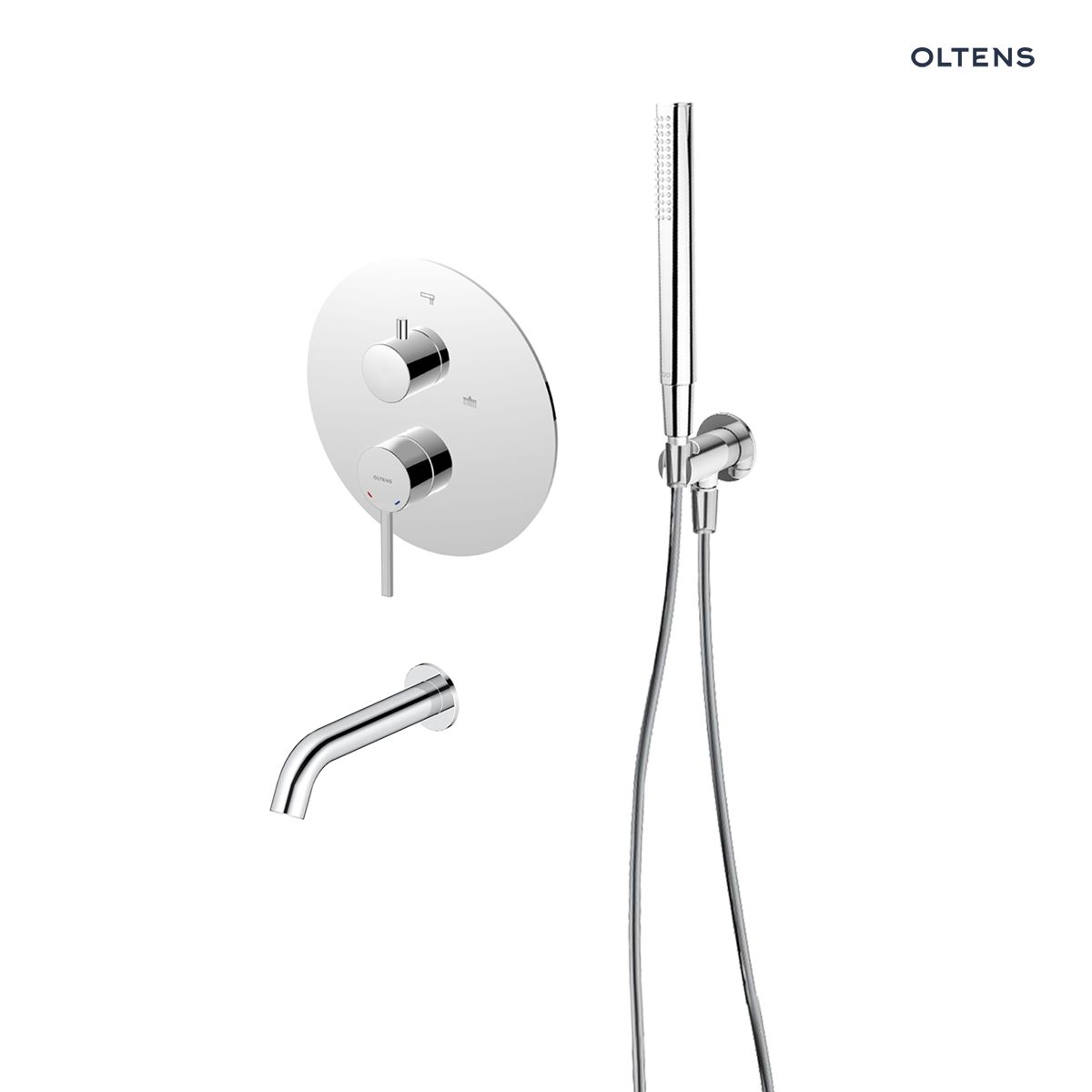 36632100 Zestaw Oltens Rann zestaw wannowo-prysznicowy podtynkowy chrom 36632100 - obrazek 1
