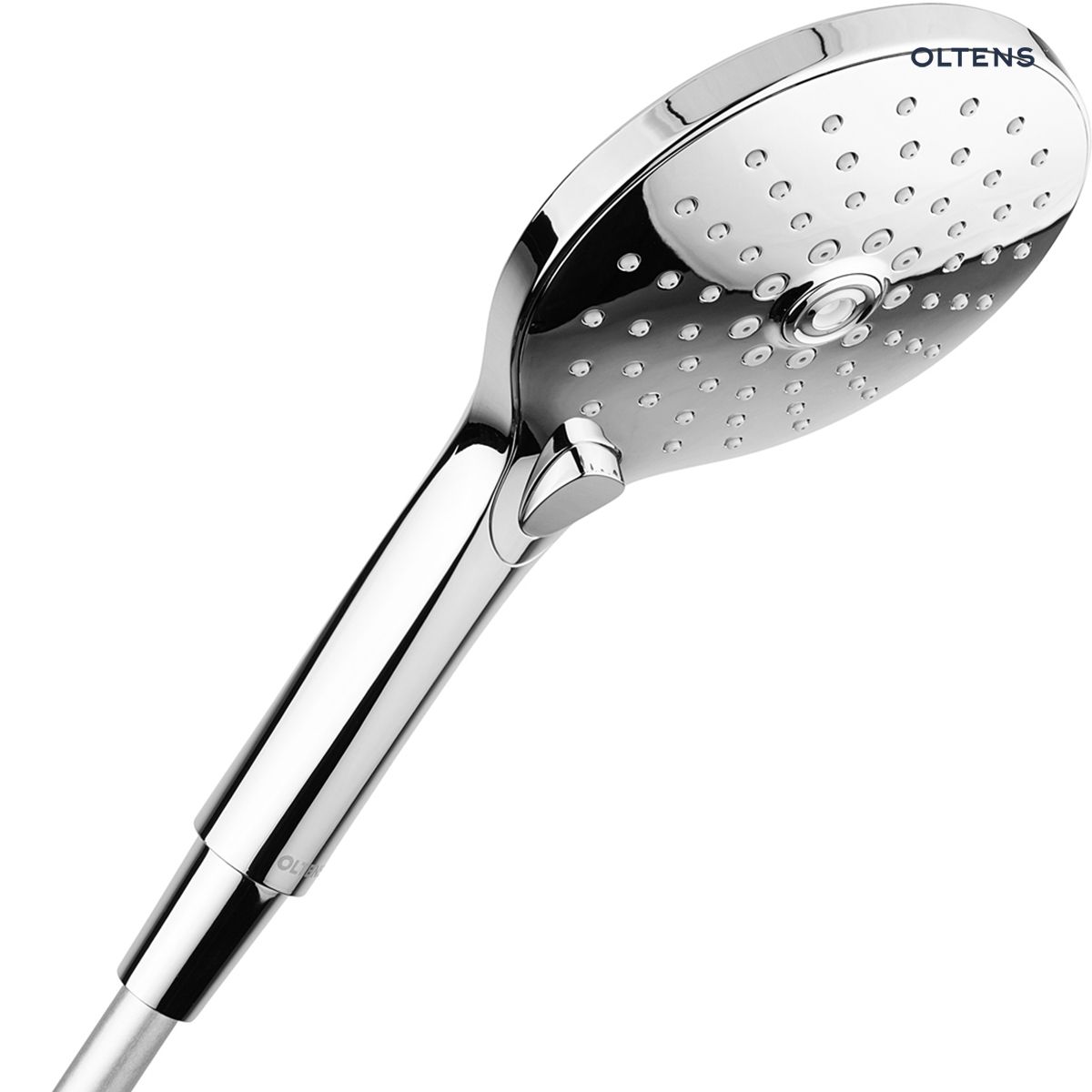 371001002210 Oltens Saxan EasyClick słuchawka prysznicowa chrom 37100100 - obrazek 1