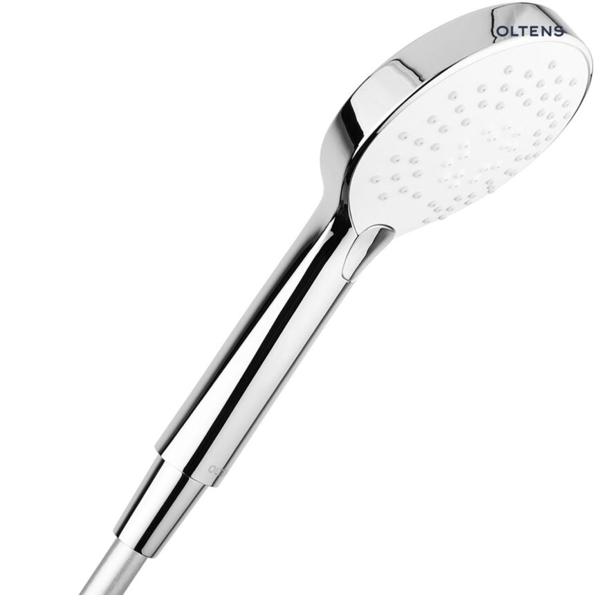 Oltens Driva EasyClick słuchawka prysznicowa chrom/biały 37101110