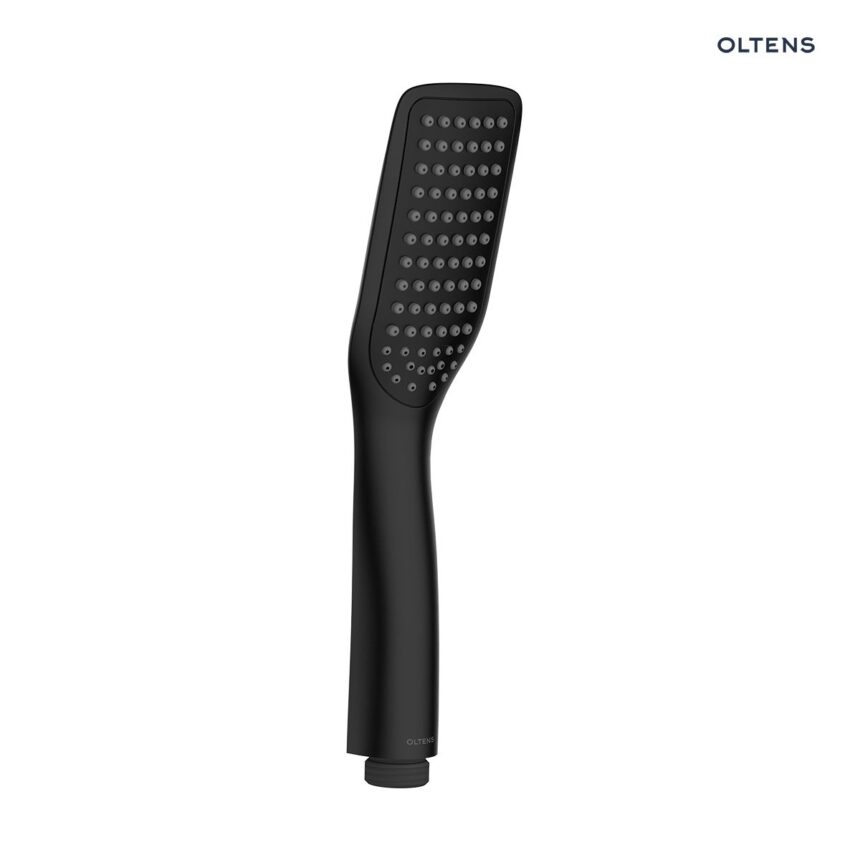 Oltens Tinde słuchawka prysznicowa 1- funkcyjna czarny mat 37111300