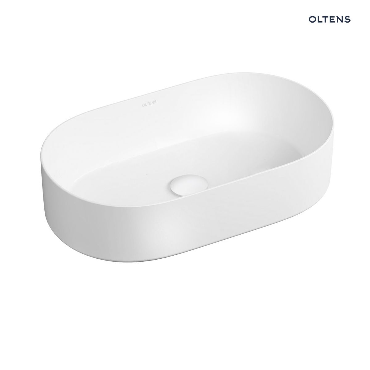 40328000-40828000-widok1-bialy-korek Oltens Lom Thin umywalka 52x30 cm nablatowa biała 40328000 - obrazek 1