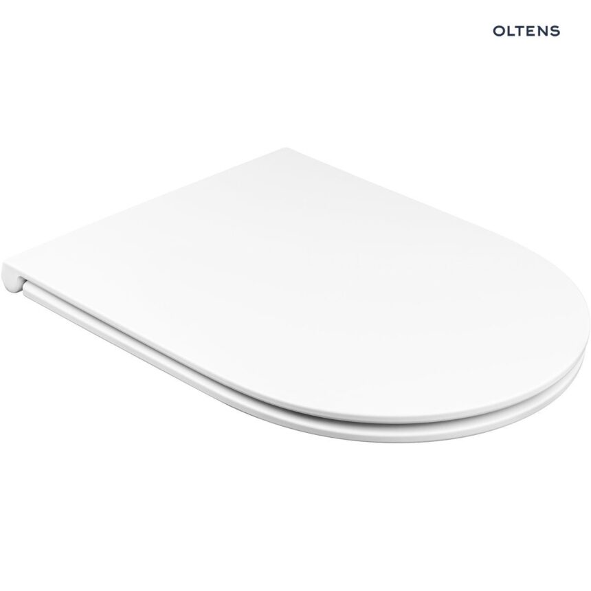 Oltens Jog deska sedesowa wolnoopadająca Slim biała 45102000
