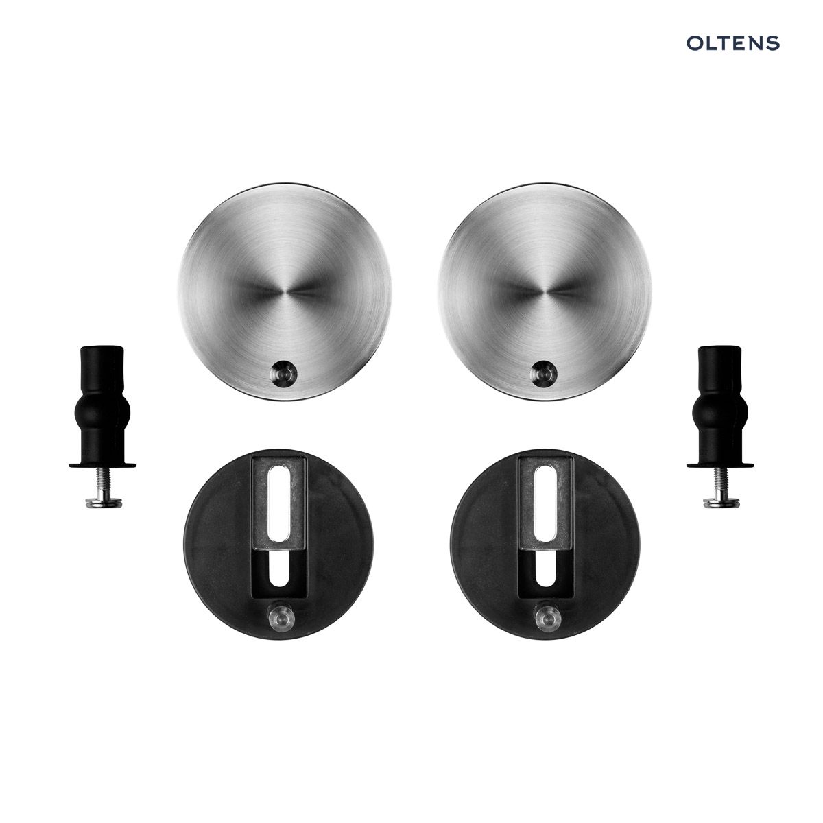 49408100z Oltens Hamnes zawiasy deski sedesowej wolnoopadającej Slim 49408100 - obrazek 1