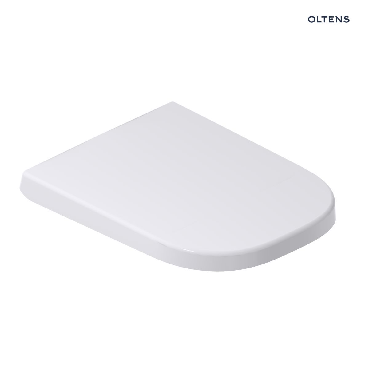 5 Oltens Hadsel deska sedesowa wolnoopadająca twarda biała 45118000 - obrazek 1