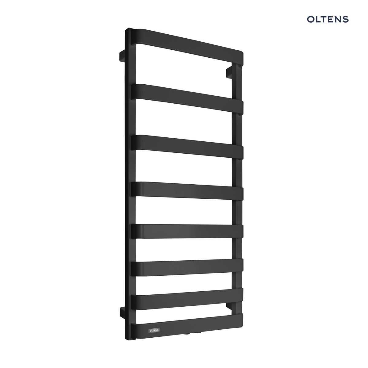 55001300b Oltens Varme grzejnik łazienkowy 108,5x50 cm czarny mat 55001300 - obrazek 1
