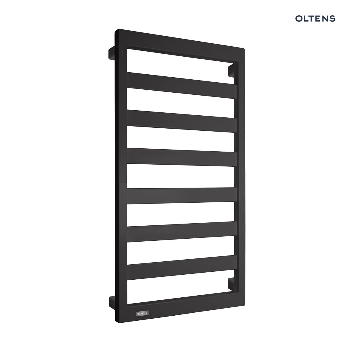 55004300a Oltens Benk grzejnik łazienkowy 91x50 cm czarny mat 55004300 - obrazek 1