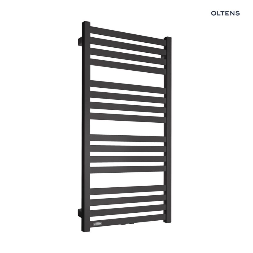 Oltens Vanlig grzejnik łazienkowy 96x50 cm czarny mat 55007300