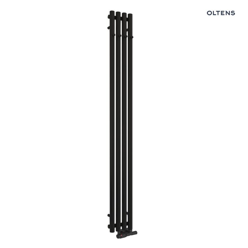Oltens Stang grzejnik łazienkowy 180x20,5 cm czarny mat 55012300