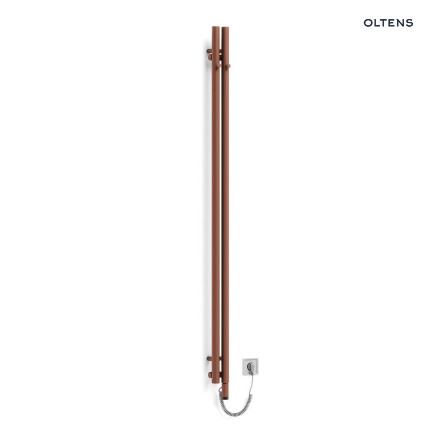 Oltens Stang (e) grzejnik elektryczny 180x9,5 cm miedź szczotkowana 55110610
