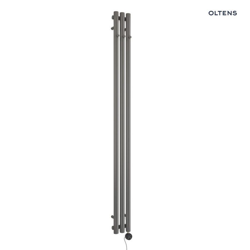 Oltens Stang (e) grzejnik łazienkowy 180x15cm elektryczny grafit 55111400