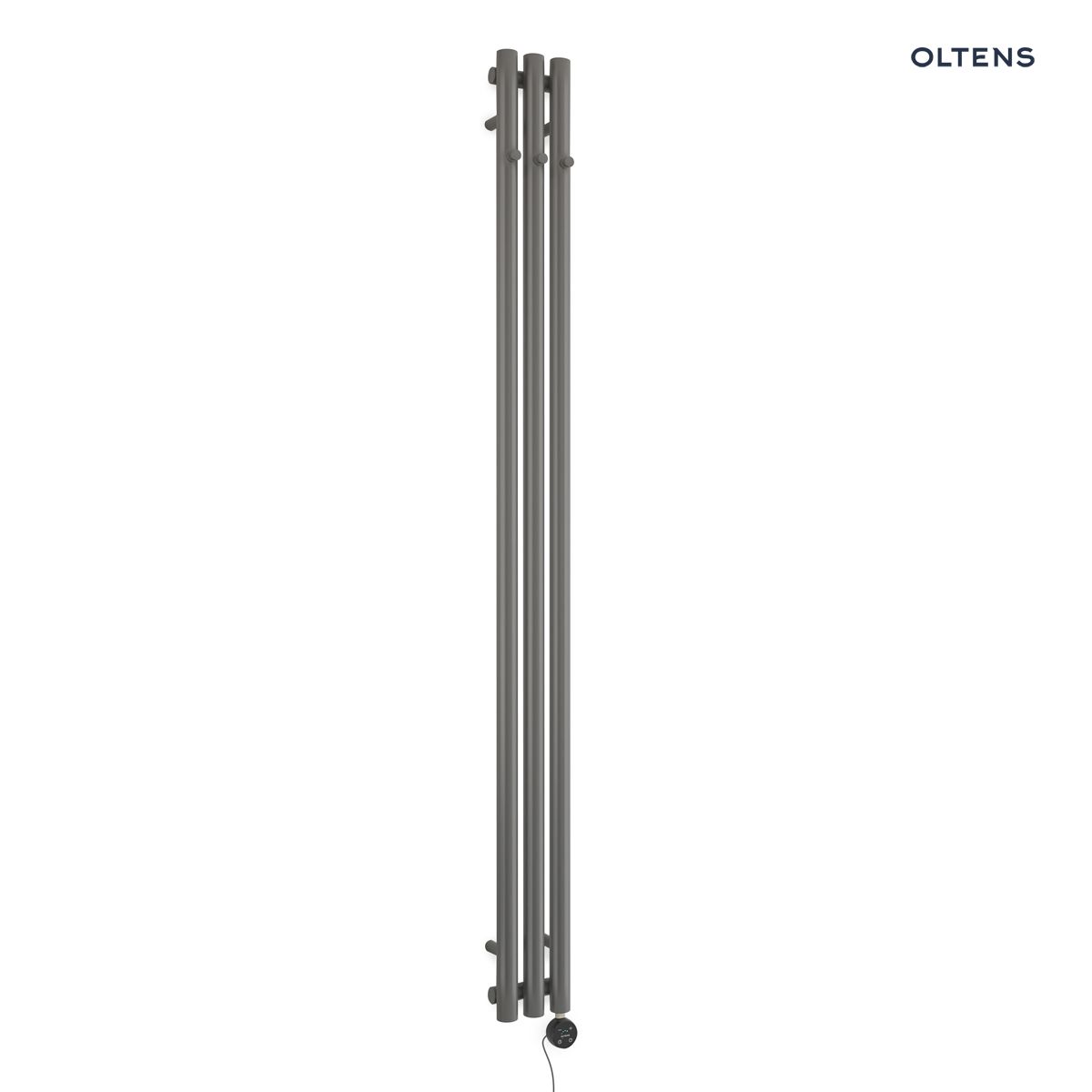 55111400-1g Oltens Stang (e) grzejnik łazienkowy 180x15cm elektryczny grafit 55111400 - obrazek 1