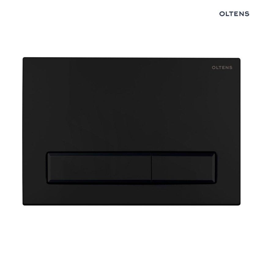 Oltens Torne przycisk spłukujący do WC czarny mat 57103300
