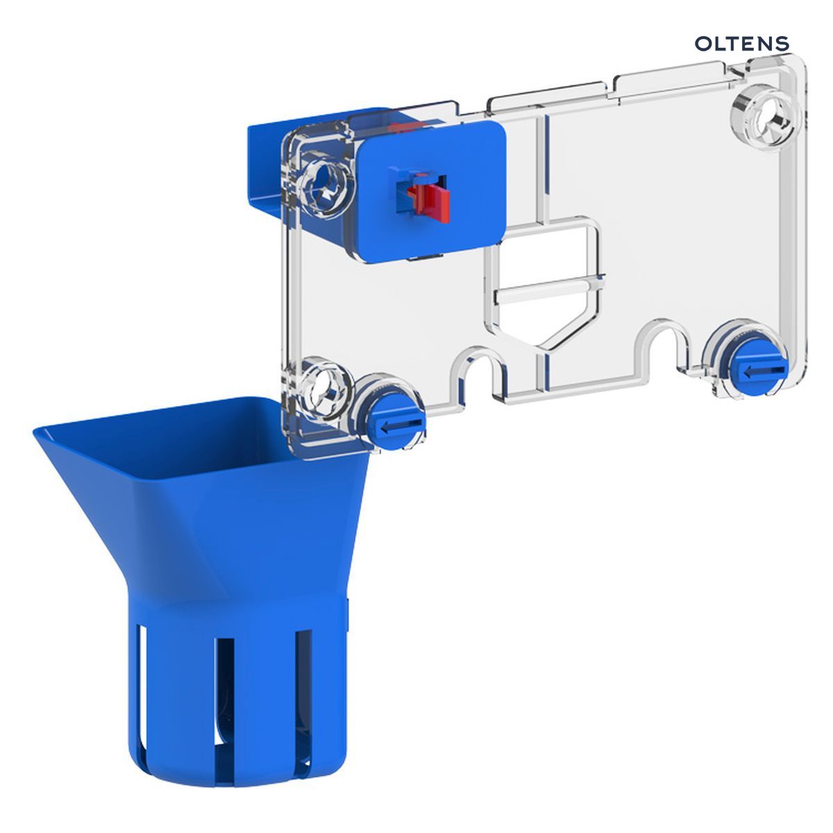 59000000 Oltens Haakon FreshClean dozownik kostek higienicznych do stelaży podtynkowych Triberg 59000000 - obrazek 1