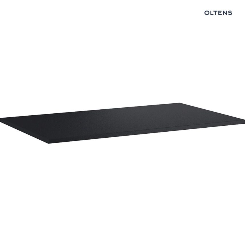 Oltens Vernal blat 80 cm naszafkowy slim czarny mat 63005300