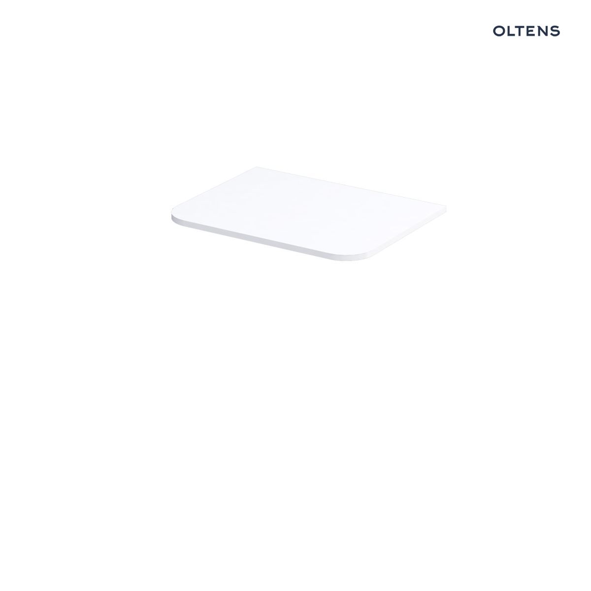 63012000 Oltens Hamnes blat naszafkowy 60 cm biały mat 63012000 - obrazek 1