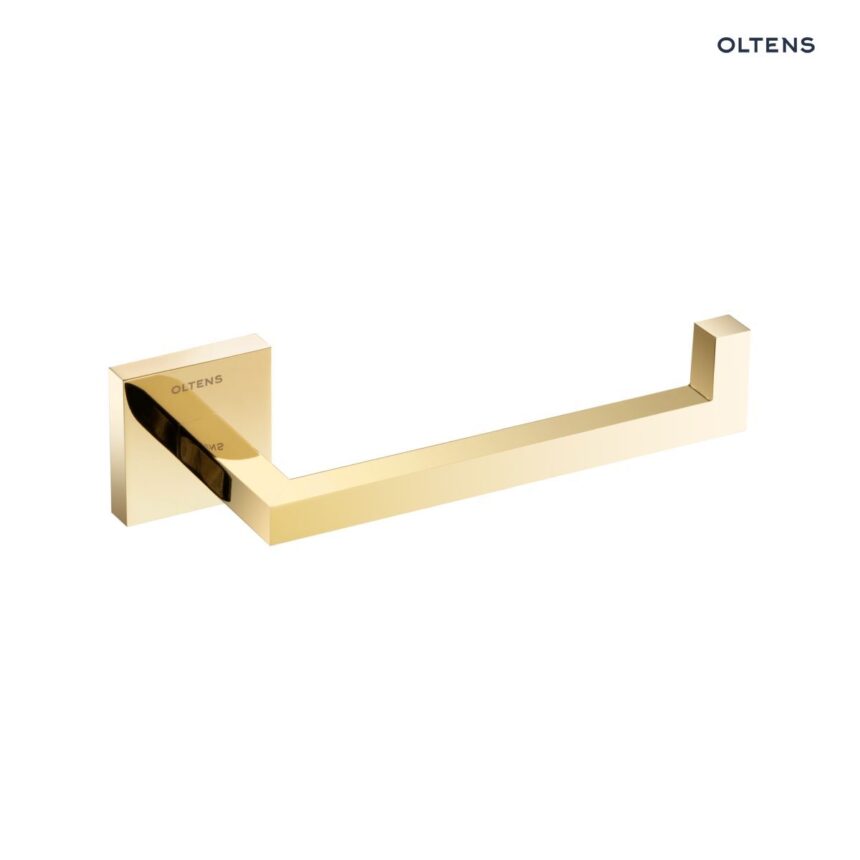 Oltens Tved uchwyt na papier toaletowy złoty połysk 81105800